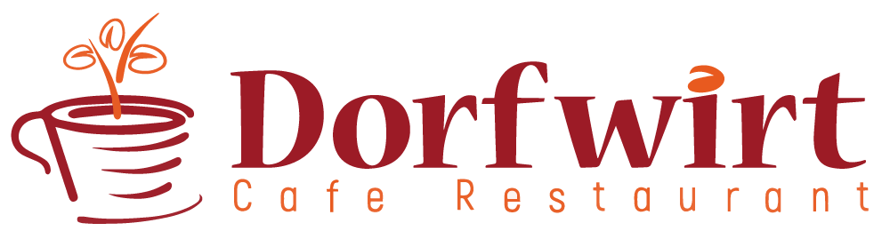 Cafe Restaurant Dorfwirt in Längenfeld Tirol Logo mit Kaffee